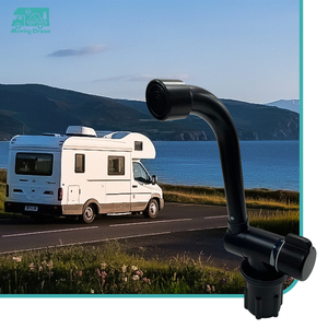 Robinet d'eau froide JDA RV Accessories pour camping-car, robinet d'évier léger noir pour camping-car, caravane et motorhome - Product Image 5