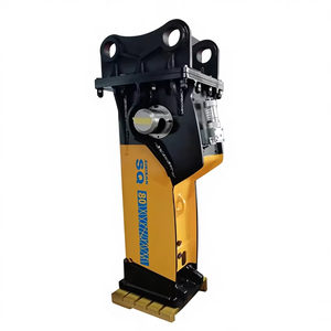 Casseur hydraulique SOOSAN SQ80 type BOX avec accumulateur et système de graissage automatique adapté aux excavatrices de 18 à 26 tonnes pour la démolition - Product Image 1