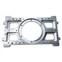 Plaque horizontale en aluminium 7075-T6 usinée CNC sur mesure par un fabricant chinois pour le col de fuselage et les composants structurels de robot