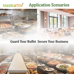 Ventiladores de Mesa Modernos Magicatch con Logotipo Personalizado, Dorados y Plateados, con Alimentación USB y por Batería, para Restaurantes, Cafeterías y Panaderías - Product Image 6