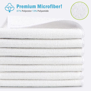 Bán Buôn Chất Lượng Cao Cấp Sợi Nhỏ Polyester Thăng Hoa Có Thể Giặt Trắng Terry Khăn Bếp Vải Món Ăn Khăn Vải - Product Image 3