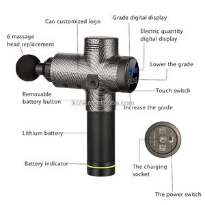 Meilleur pistolet de <span class=keywords><strong>massage</strong></span> <span class=keywords><strong>sportif</strong></span> à écran LCD à 30 vitesses Booster pour les tissus profonds avec vibrations Fascia Percussion pour des performances optimales - Product Image 3
