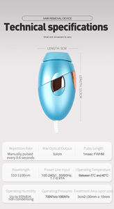 Máquina de depilación <span class=keywords><strong>para</strong></span> mujer, sin dolor, fácil de usar, Bikini, pierna púbica, recortadora de <span class=keywords><strong>vello</strong></span> Facial, Afeitadora eléctrica, depiladora fresca de hielo sin dolor - Product Image 4