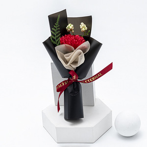 Jabón de Flores para el Día de la Madre, Pequeño Regalo, Flores Secas Estrelladas, Rosa, Girasol, Jabón Artificial, Mini Ramo de Flores - Product Image 4