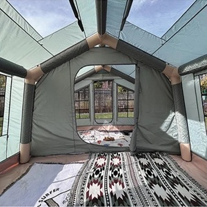 Tente pneumatique gonflable imperméable et résistante à la pluie en tissu Oxford, montage automatique, 3,6x3,6m <span class=keywords><strong>pour</strong></span> la plage, le <span class=keywords><strong>camping</strong></span>, quatre saisons - Product Image 4