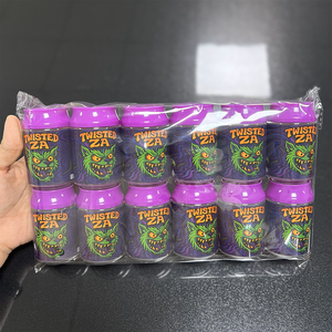 Barattolo di Plastica Personalizzato da 3,5g 100ml per Caramelle, Biscotti, Gomme, Erbe e <span class=keywords><strong>Fiori</strong></span> <span class=keywords><strong>con</strong></span> Etichetta - Product Image 1