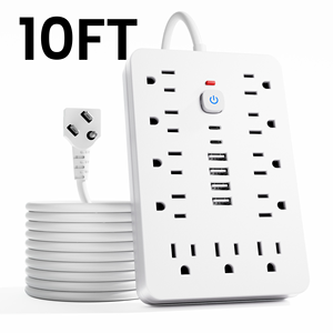 出厂价 3M 批发通用电源板 11 个插座，带 USB-A 和 USB-C，适合家庭使用 - Product Image 1