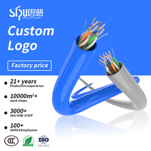 Sipu Trung Quốc nhà máy hỗ trợ OEM dịch vụ làm nổi bật tốc độ và độ trễ thấp Lan cáp CAT5/<span class=keywords><strong>Cat6</strong></span> cáp cho viễn thông trong kho - Product Image 1