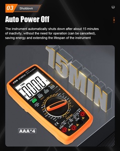Vc9805a חדש + ביצועים טובים multimeter משתמש lcd עם דמות גבוהה 27m-1 - Product Image 4