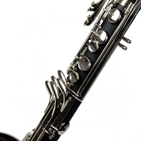 High Grade Bakelite Body Nickel Plated Low E Bass Clarinet