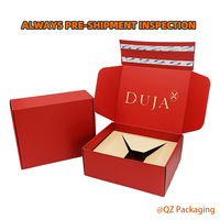 Boîte pliante en carton ondulé personnalisée, fabricant OEM, boîte d'expédition en papier recyclable, emballage avec logo