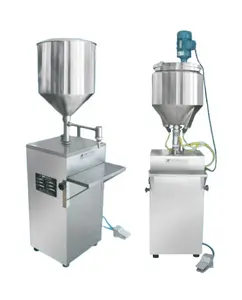 Hot Sale Semi Automatic Liquid Soap filler Cream Paste Mascara Peanut Butter Sauce Filling Machine