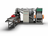 Séparateur électrostatique pour tri de fils de cuivre 300 kg/h, tri de déchets de fils de cuivre, taux de séparation élevé