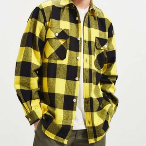 Camisa de Franela a Cuadros para Hombre, 100% Algodón, Primavera-Otoño 2020, Camisa Casual de Manga Larga, Suave y Cómoda, Corte Ajustado, Ropa de Marca para Hombre - Product Image 6