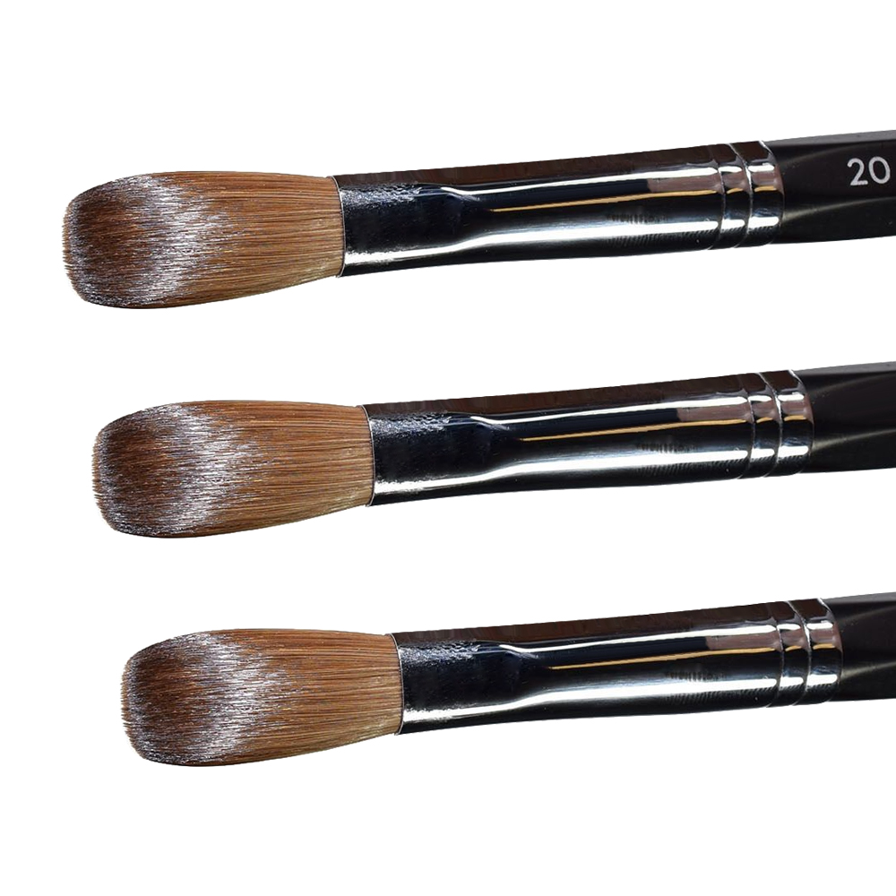 Оптовая продажа BIN 100% колонковая кисть для дизайна ногтей 10 # Ermine