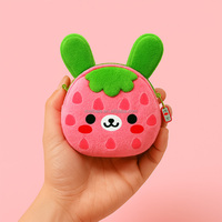 Produsen pesanan khusus grosir boneka Mini dompet mainan hewan kustom dompet koin lucu mainan mewah kustom