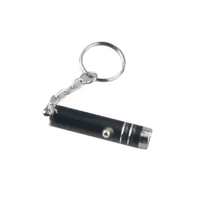 Mini Promotion Aluminium kunden spezifische Schlüssel anhänger 395nm UV-LED-Taschenlampe Schlüssel bund Taschenlampe Schlüssel bund LED-Schlüssel ring