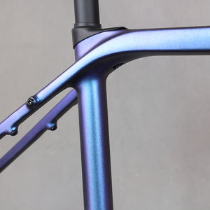 Marco de carbono, freno de disco, <span class=keywords><strong>bicicleta</strong></span> de grava, Cable oculto completo, pieza de <span class=keywords><strong>bicicleta</strong></span>, fibra de carbono T1000 T4 700X50C, <span class=keywords><strong>cuadro</strong></span> de pintura YS3073 GR048 - Product Image 5