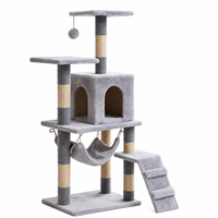 Arbre à chat moderne en sisal multi-niveaux en peluche pour la vente en gros