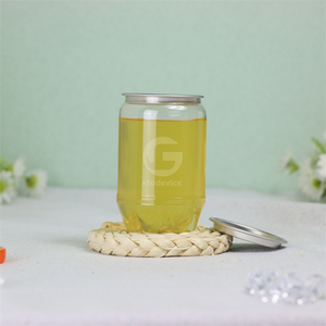 Bouteille transparente de 250 mm pour jus et café, en PET, avec étiquette pour canette en aluminium. - Product Image 3