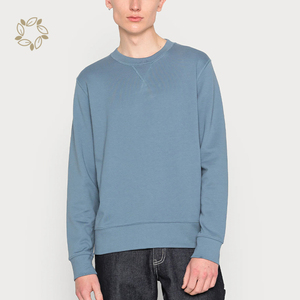 Felpa da uomo Set maglione in cotone organico di Terry francese da uomo sostenibile personalizzato Pullover all'ingrosso da uomo oversize - Product Image 5
