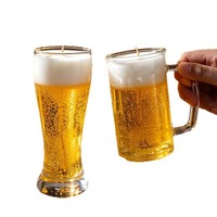 Bougie parfumée en forme de chopes de bière simulées, en cire de soja mélangée à la crème moussante, design artisanal en forme de tasse ; Décoration de bureau créative et originale