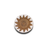 Gubuk Bali Set 3 Bananenblatt-Wanddekoration Handgefertigtes Traditionelles Design für Taufe Diwali Anlässe Verleiht Rustikalen Charme Schlafzimmer