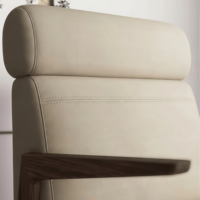 Umweltfreundlicher Moderner Goldener Teakholz-Einzelsessel Designer-Freizeitstuhl für Zuhause, Büro, Hotelprojekte und Villen-Wohnzimmer