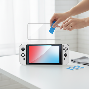 <span class=keywords><strong>Protector</strong></span> de Pantalla de Vidrio Templado Antihuellas 9H para <span class=keywords><strong>Nintendo</strong></span> <span class=keywords><strong>Switch</strong></span> OLED, Suministro de Fábrica - Product Image 4