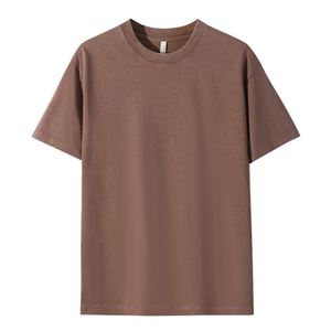 Camiseta de Manga Corta Retro Lavada de Algodón 100% de 280G al por Mayor, Casual, Multicolor, Oversize, Unisex, para Parejas - Product Image 1