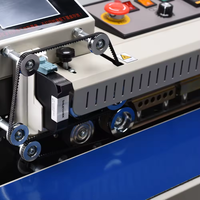 Machine de scellage continu Yaomatec pour sacs plastiques avec code QR de date d'expiration et imprimante jet d'encre