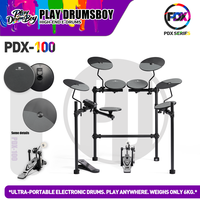 Portable Electronic Drum Kits Foldable Design Digital Drum Instrument with Easy Carry Performance Features