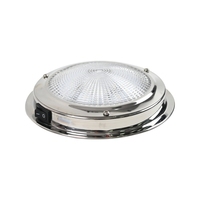 Plafonnier pour bateau et yacht Dehuan Marine en acier inoxydable DC 12V 3.7W résistant à la corrosion, blanc froid