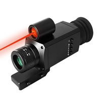 Monoculaire numérique infrarouge à grossissement 4X, dispositif de vision nocturne 300M pour la chasse, portable, objectif 25 mm, faible luminosité
