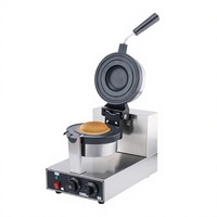 Machine à gaufres professionnelle américaine 110/220V en acier inoxydable, motifs créatifs, antiadhésive, nouvelle, portable, contrôle tactile, haute performance