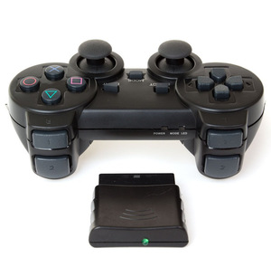 PS2 Pengontrol Nirkabel 2.4G, Gamepad Joystick 2.4G dengan Penerima