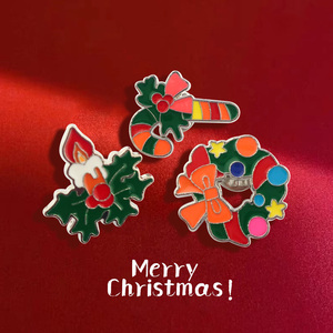 Noël personnalisé couleur changeante moulage sous pression Santa doux revers émail broche Brouch broches Badges pour vêtements - Product Image 5