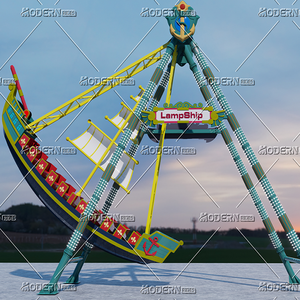 Atracción de Parque de Diversiones en Venta: Emocionante Barco Pirata de Fibra de Vidrio con 40 Asientos - Product Image 3