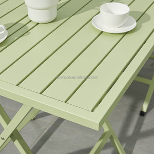 Balcón Muebles Metal Café Pequeña <span class=keywords><strong>mesa</strong></span> <span class=keywords><strong>plegable</strong></span> para comedor - Product Image 5