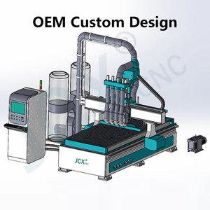 JCX 3-Axis <strong>CNC</strong> <strong>Router</strong> Machine for Wood Furniture Cabinet Doors Mach3 <strong>Control</strong> 1300x2500mm Travel 4.5kW Spindle 0.05mm <strong>Tool</strong> - Product Image 5