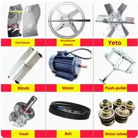 Ventilateur de ventilation d'élevage avicole électrique OEM pas cher avec moteur à fil de cuivre 100% Ventilateur de refroidissement d'évacuation mural