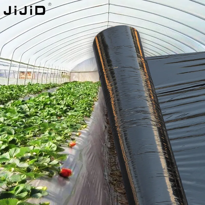JiJiD Black Plastic Mulch Film,Agricultural Plastic Mulch Film With Holes