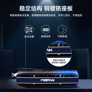 Armónica Cromática Feifan de 12 Orificios YW48 con Diseño de Cielo Estrellado para Principiantes y Profesionales - Product Image 3