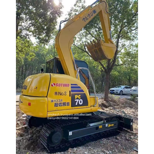 Pelle hydraulique Komatsu PC70 d'occasion, 6 tonnes, moteur japonais d'origine, engrenage et moteur inclus, état 90% neuf - Product Image 2