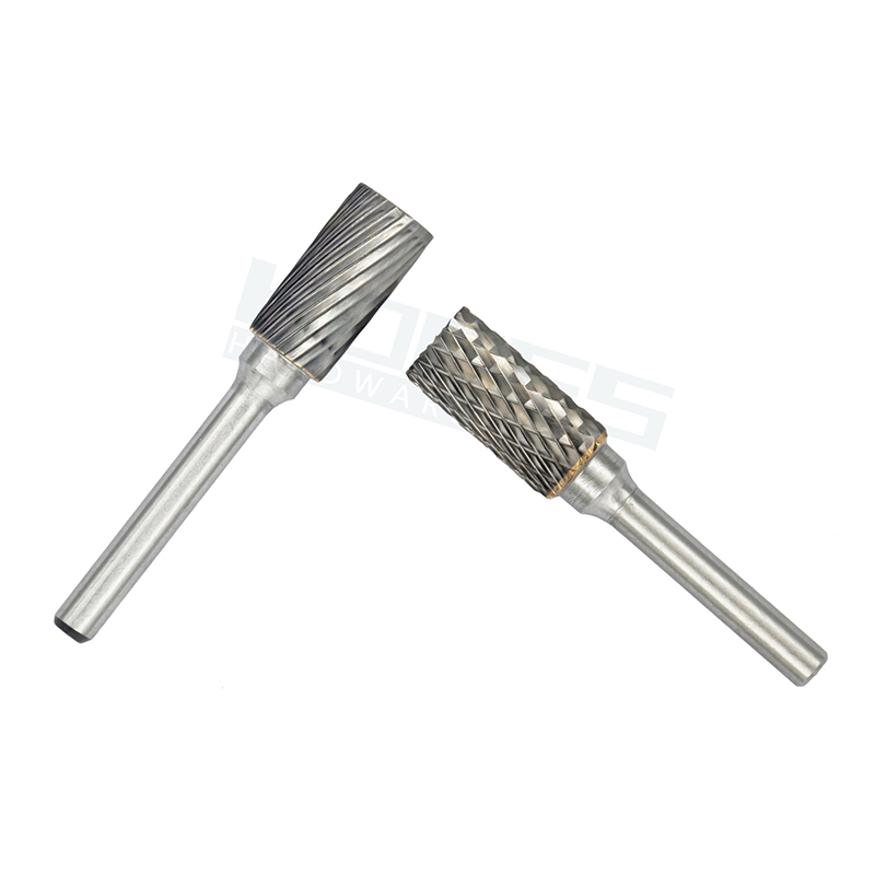 Fresa SKM Conica In Carburo Di Tungsteno Con Gambo D 6mm - 2