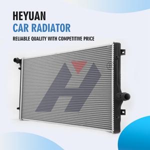 หม้อน้ำอลูมิเนียม <span class=keywords><strong>Heyuan</strong></span> สำหรับ Volkswagen/Audi Lamando 1.8T 2015- OE 5Q0121251EP/5QD121251S 30% ประสิทธิภาพการระบายความร้อนที่สูงขึ้น1ปี - Product Image 6
