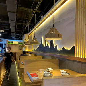 Lampe suspendue <span class=keywords><strong>vintage</strong></span> en corde de chanvre de style industriel créatif E27 pour Loft Hot Pot Restaurant Bar magasin de vêtements Bar - Product Image 4