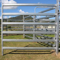 Paneles de Cerca para Ovejas Galvanizados por Inmersión en Caliente de 7 pies, Cercas para Ganado, Puertas Metálicas para Granjas, Cercas para Patios, Corrales de Seguridad para Animales