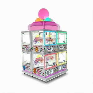 8 Player Modular Prize <b>Machine</b> 3 in 1 Clip Game Cabinet for Figures Blind Boxes <b>Gashapon</b> and Cards - Product Image 1