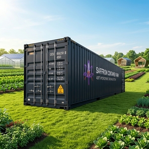 Climate‑Controlled Deployable Indoor Vertical Hydroponic Container Modular Farm Box For All‑Year Commercial Saffron Growing - Product Image 1